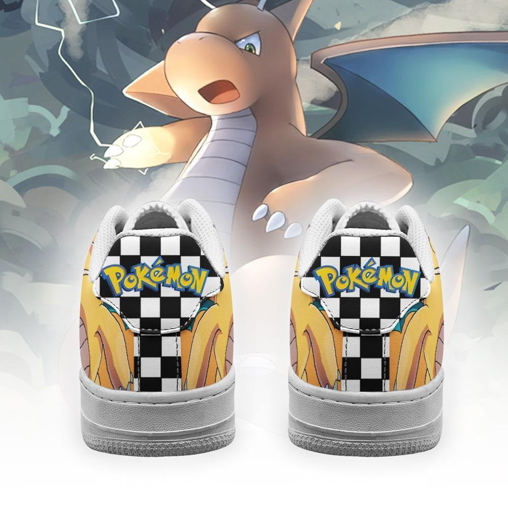 Baskets Anime Poke Dragonite en Cuir Chaussures Basses Unisexes Anime Manga