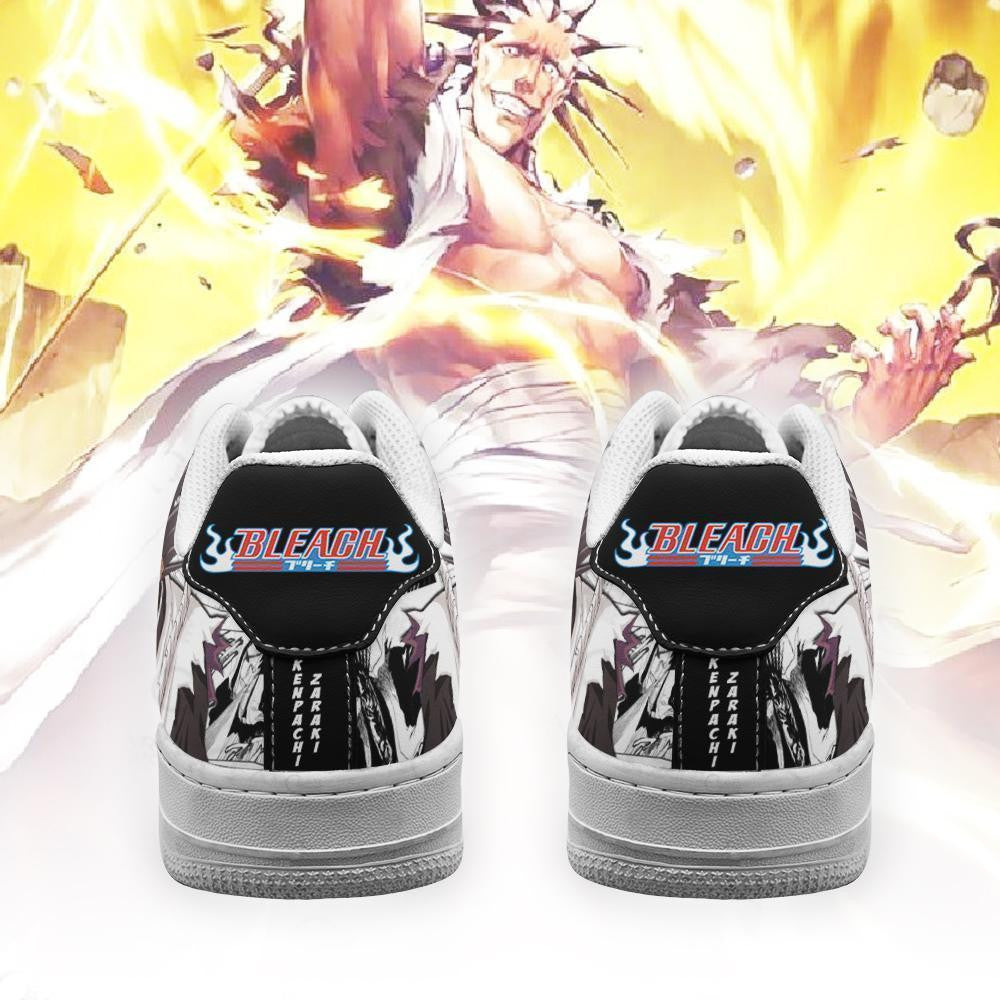 Baskets Anime Zaraki Kenpachi en Cuir Chaussures Basses Unisexes Anime Manga