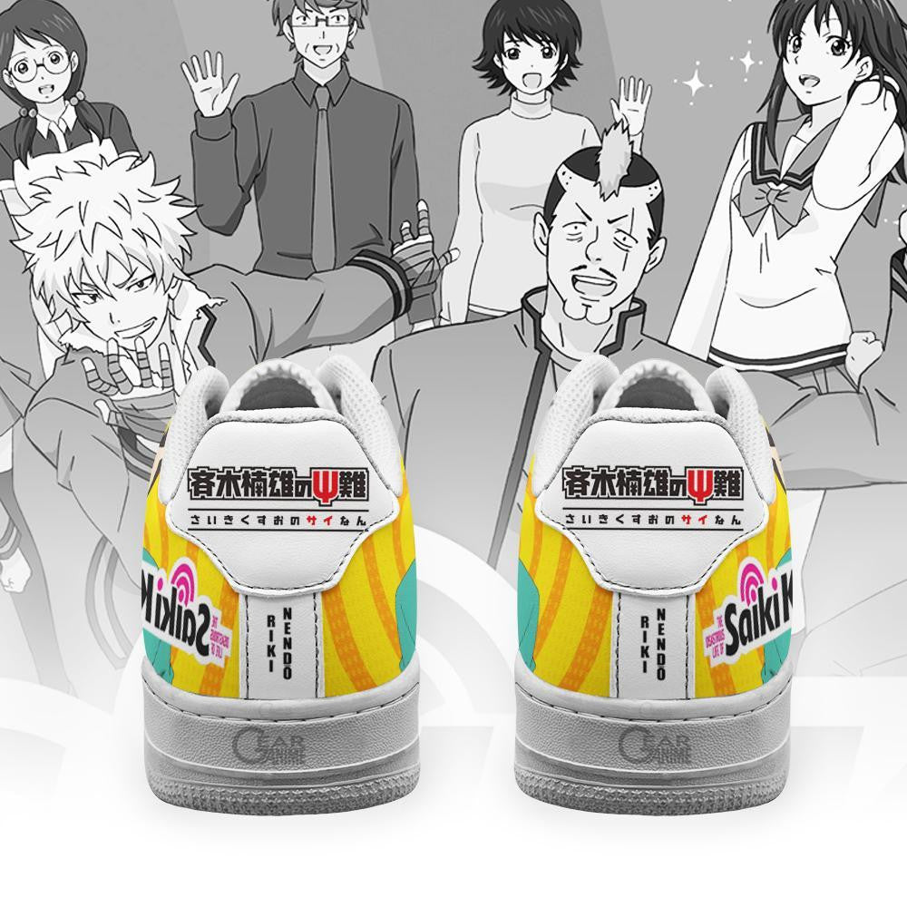 Baskets Anime Riki Nendo Saiki K en Cuir Chaussures Basses Unisexes Anime Manga