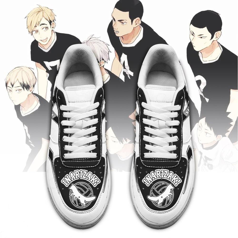 Baskets Anime Inarizaki High en Cuir Chaussures Basses Unisexes Anime Manga