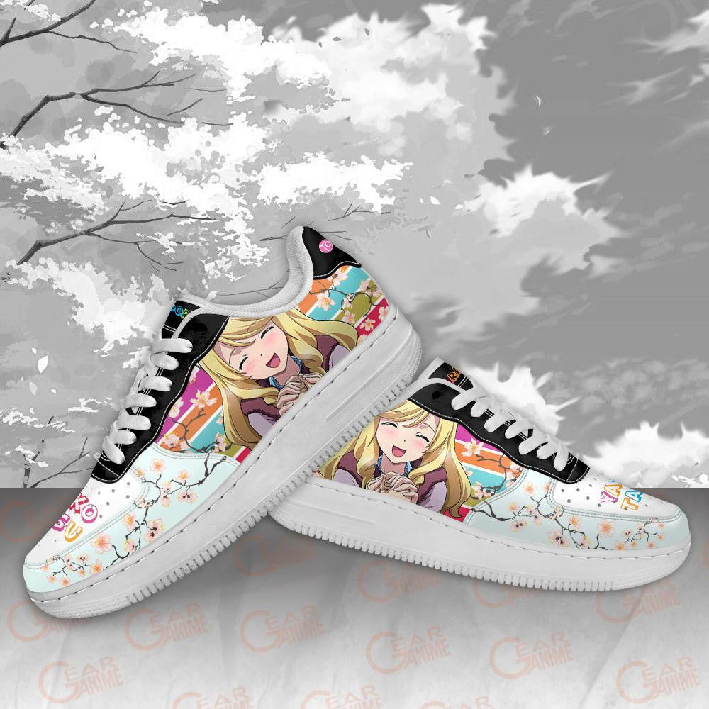 Baskets Anime Yasuko Takasu en Cuir Chaussures Basses Unisexes Anime Manga