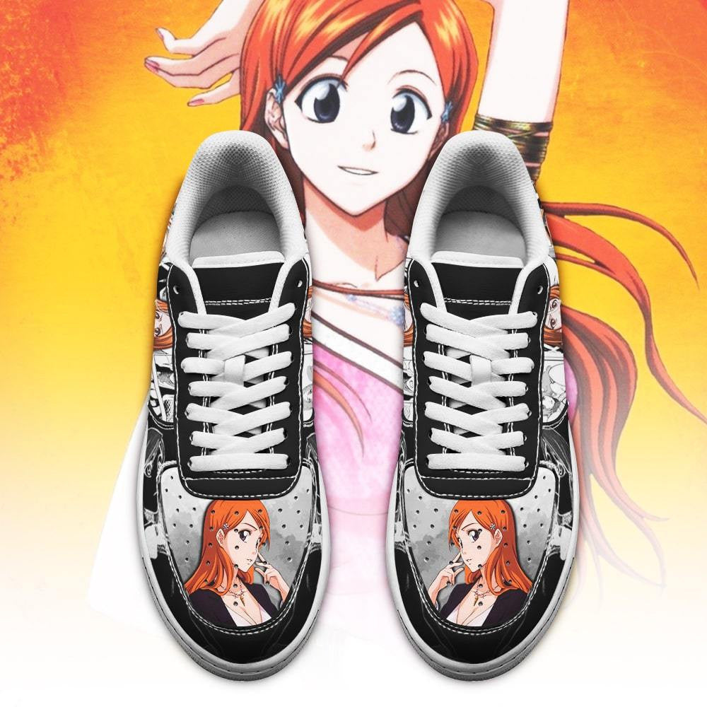 Baskets Anime Orihime Inoue en Cuir Chaussures Basses Unisexes Anime Manga