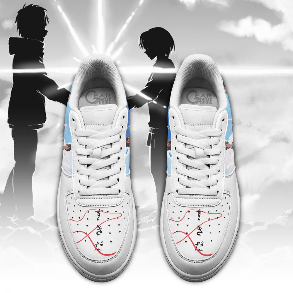 Baskets Anime Anime Your Name en Cuir Chaussures Basses Unisexes Anime Manga