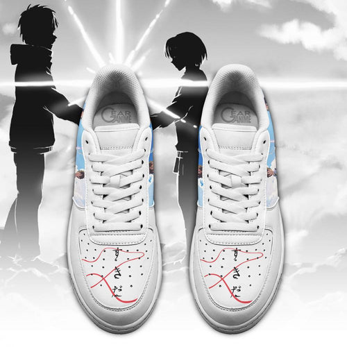 Baskets Anime Anime Your Name en Cuir Chaussures Basses Unisexes Anime Manga