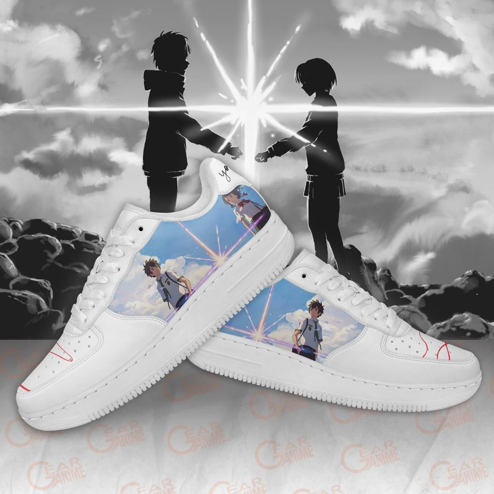 Baskets Anime Anime Your Name en Cuir Chaussures Basses Unisexes Anime Manga