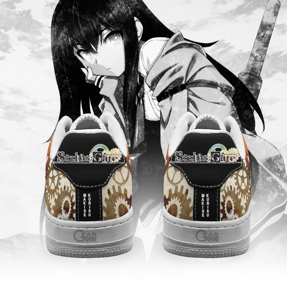 Baskets Anime Kurisu Makise en Cuir Chaussures Basses Unisexes Anime Manga