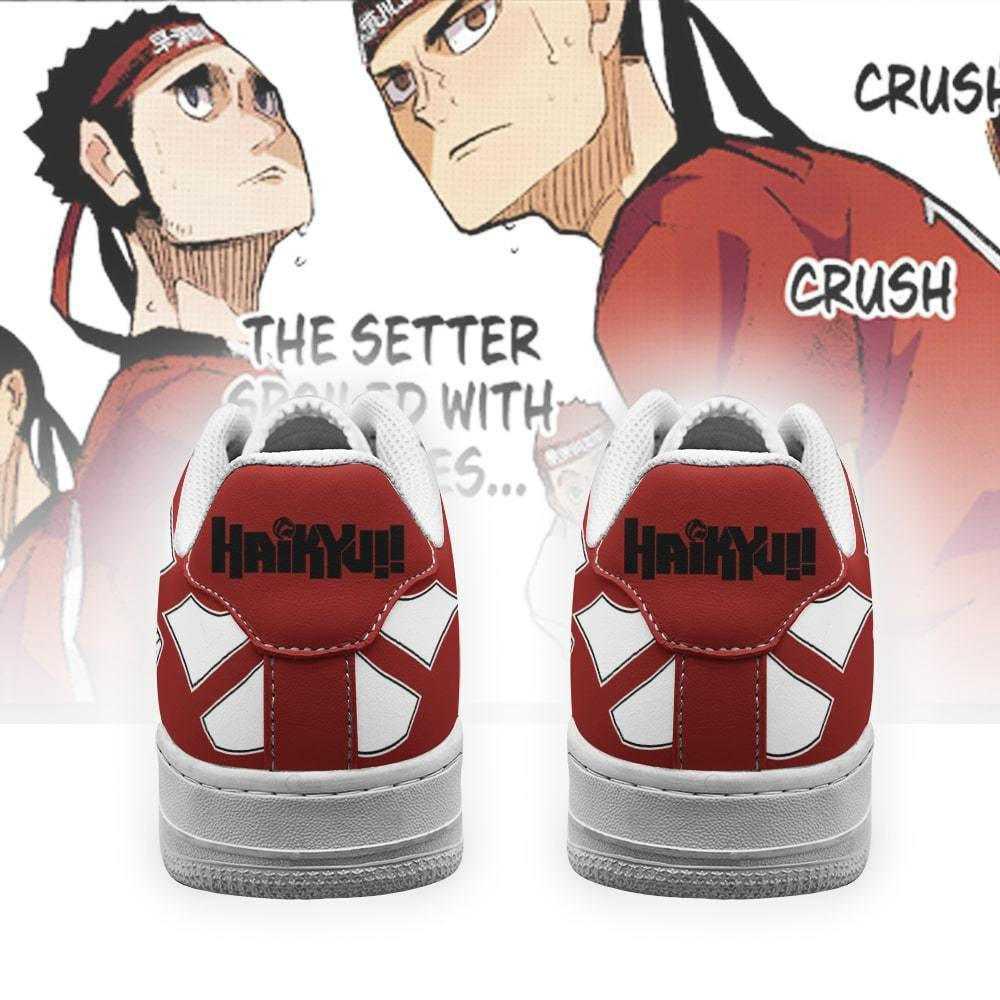 Baskets Anime Sarukawa Tech High en Cuir Chaussures Basses Unisexes Anime Manga