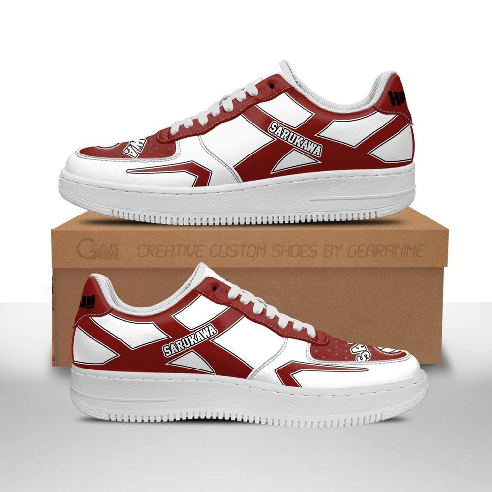 Baskets Anime Sarukawa Tech High en Cuir Chaussures Basses Unisexes Anime Manga