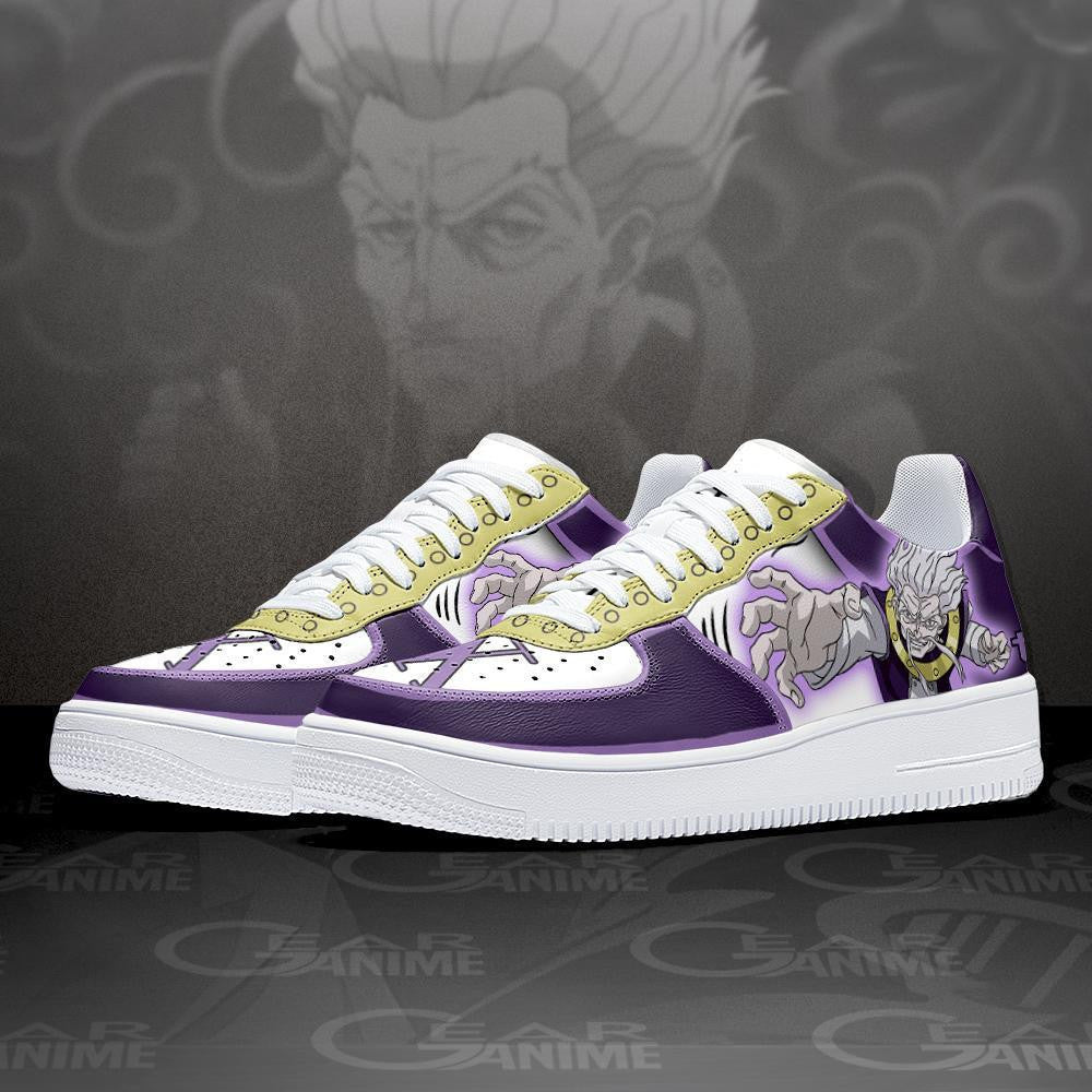 Baskets Anime Zeno Zoldyck en Cuir Chaussures Basses Unisexes Anime Manga