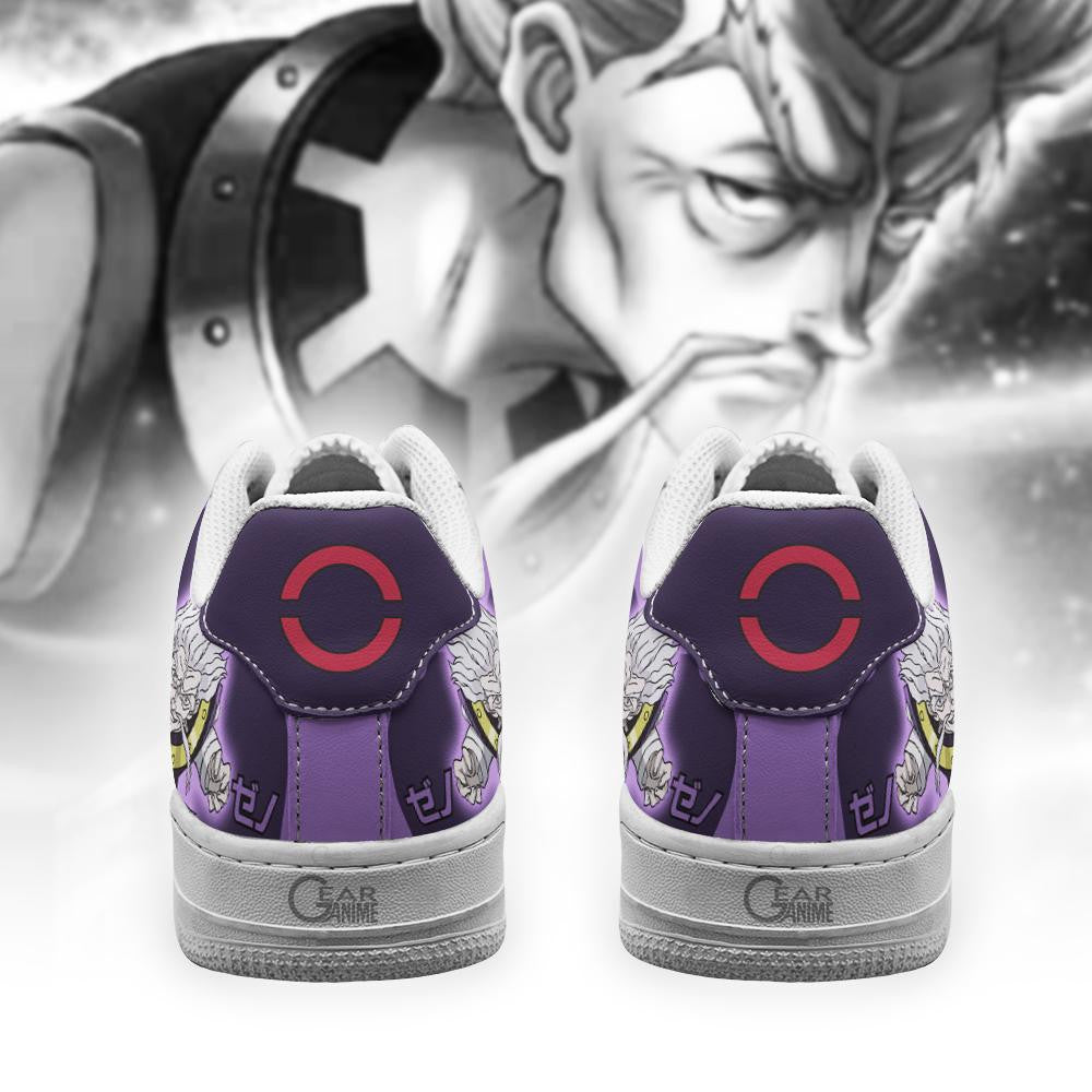 Baskets Anime Zeno Zoldyck en Cuir Chaussures Basses Unisexes Anime Manga