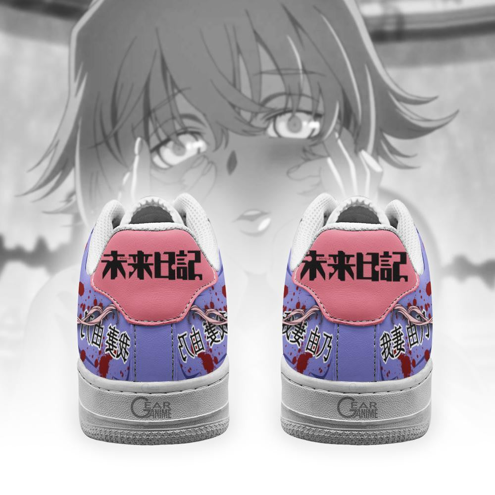 Baskets Anime Yuno Gasai en Cuir Chaussures Basses Unisexes Anime Manga