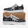 Baskets Anime Musketeer Shoto Todoroki en Cuir Chaussures Basses Unisexes Anime Manga