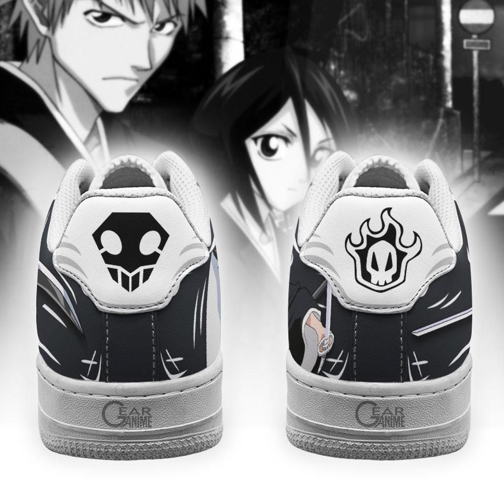Baskets Anime Ichigo And Rukia en Cuir Chaussures Basses Unisexes Anime Manga