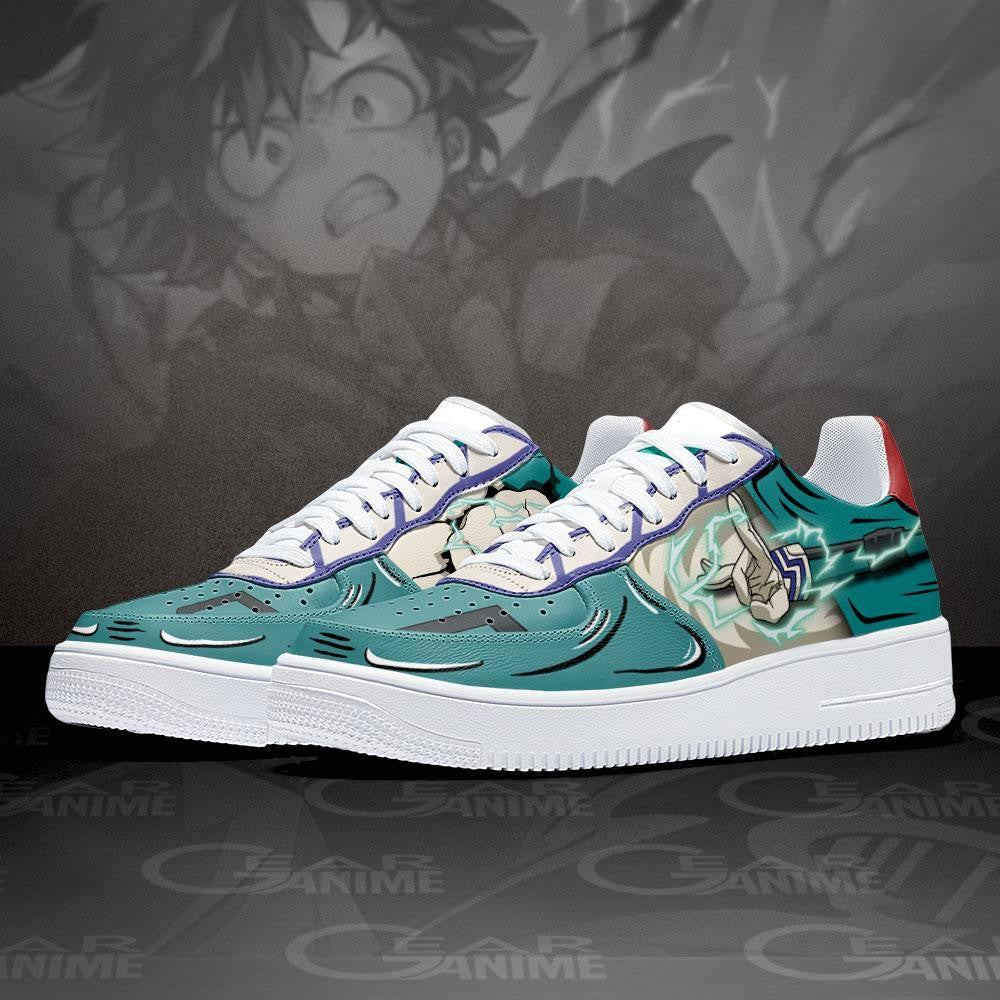 Baskets Anime Deku Delaware Smash en Cuir Chaussures Basses Unisexes Anime Manga