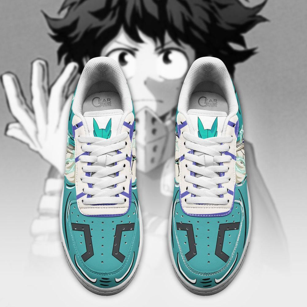 Baskets Anime Deku Delaware Smash en Cuir Chaussures Basses Unisexes Anime Manga