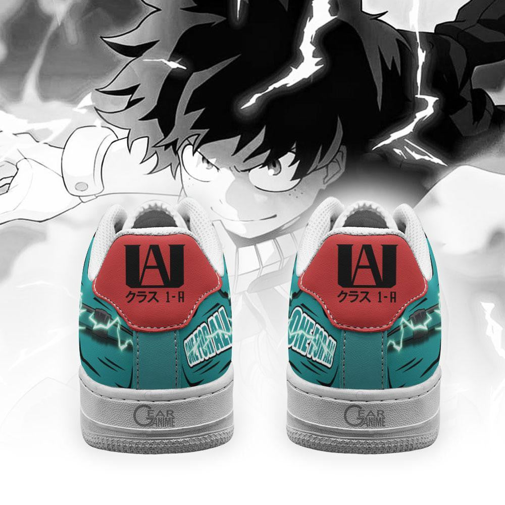Baskets Anime Deku Delaware Smash en Cuir Chaussures Basses Unisexes Anime Manga