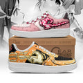 Baskets Anime Nezuko and Zenitsu en Cuir Chaussures Basses Unisexes Demon Slayer