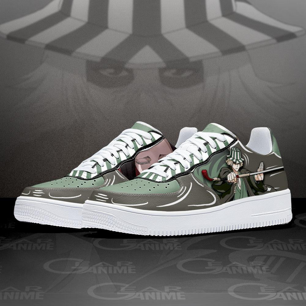 Baskets Anime Kisuke Urahara en Cuir Chaussures Basses Unisexes Anime Manga