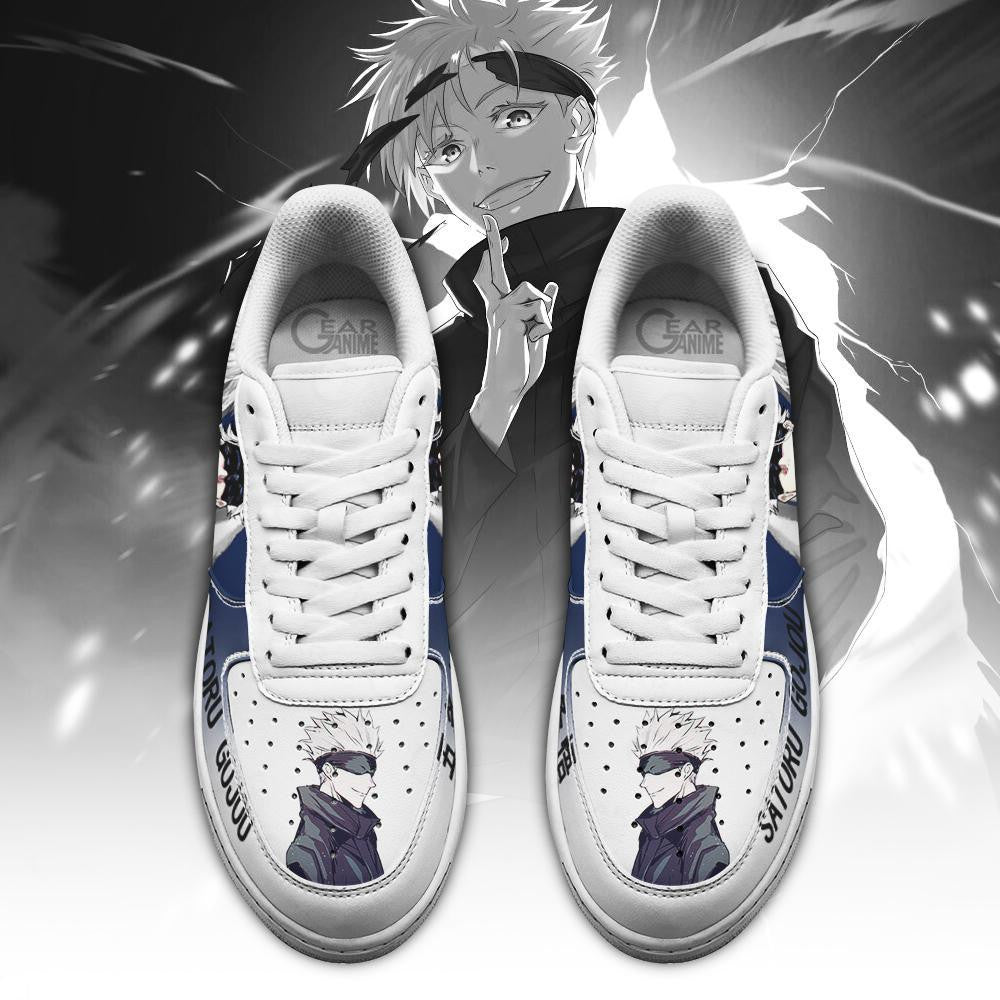 Baskets Anime Satoru Gojou en Cuir Chaussures Basses Unisexes Jujutsu Kaisen