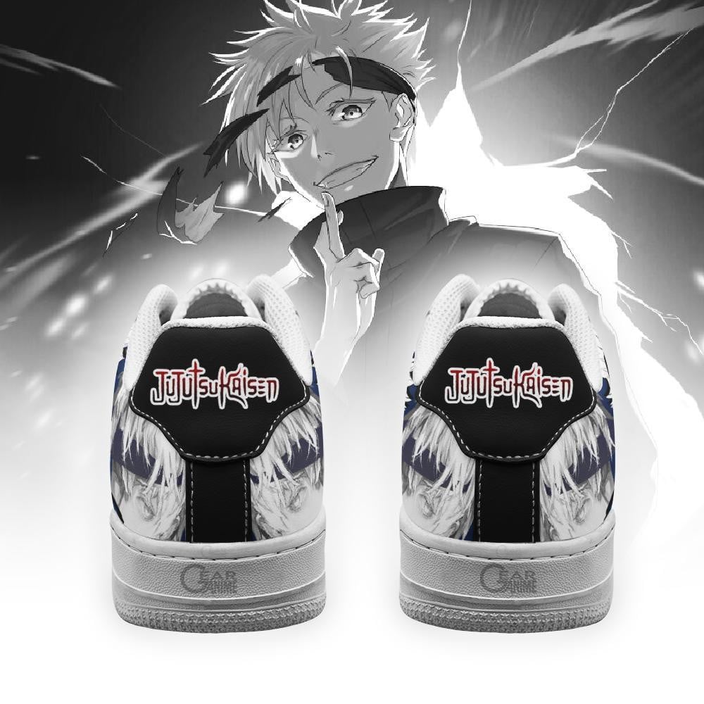 Baskets Anime Satoru Gojou en Cuir Chaussures Basses Unisexes Jujutsu Kaisen