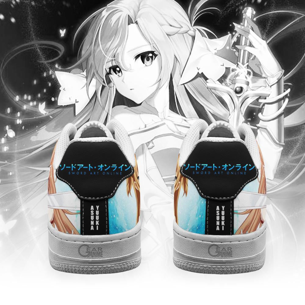 Baskets Anime Asuna Yuuki en Cuir Chaussures Basses Unisexes Anime Manga