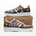 Baskets Anime Risotto Nero en Cuir Chaussures Basses Unisexes Anime Manga