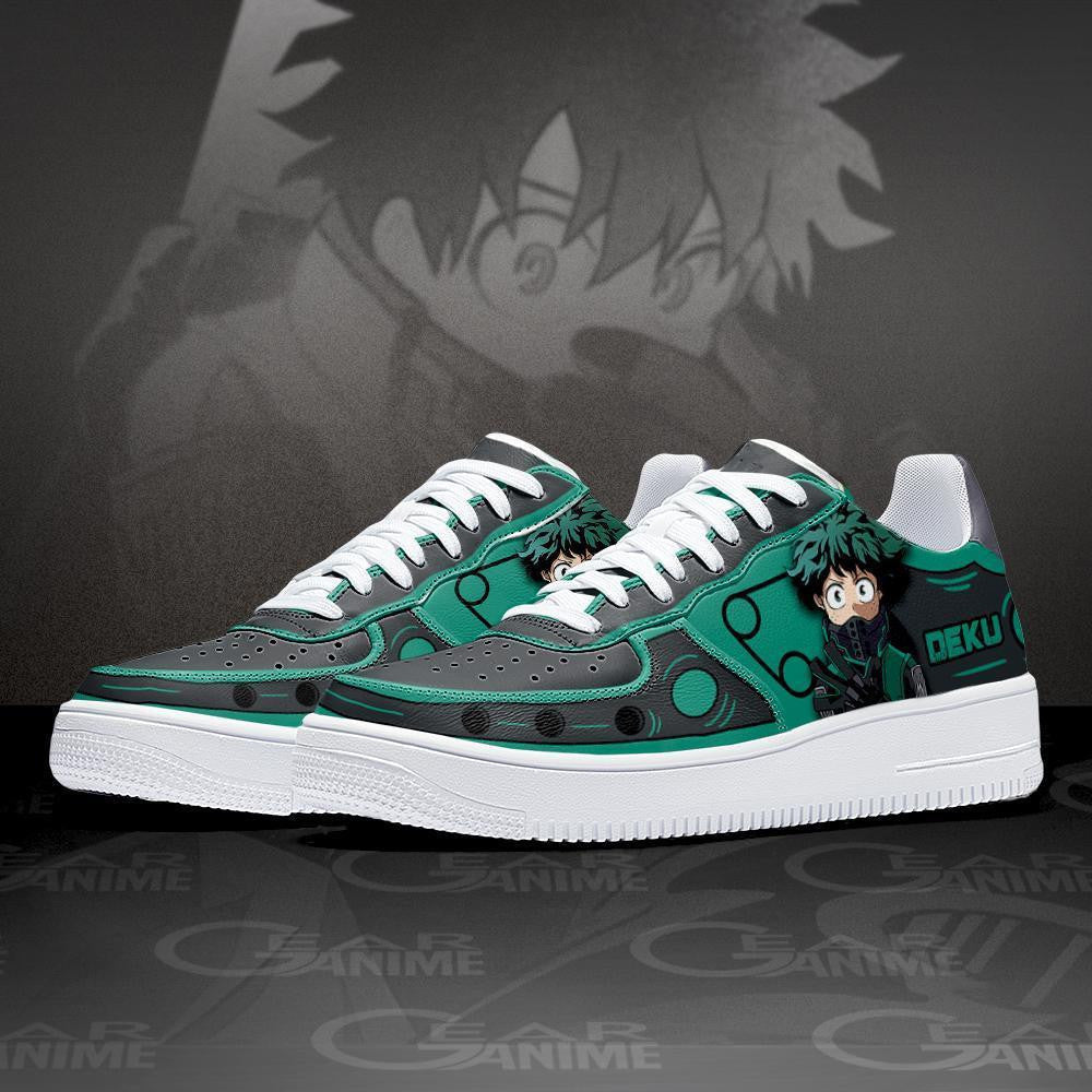 Baskets Anime Musketeer Deku en Cuir Chaussures Basses Unisexes Anime Manga