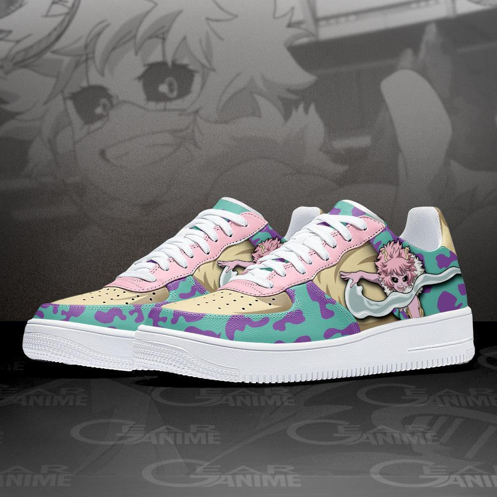 Baskets Anime Mina Ashido en Cuir Chaussures Basses Unisexes Anime Manga