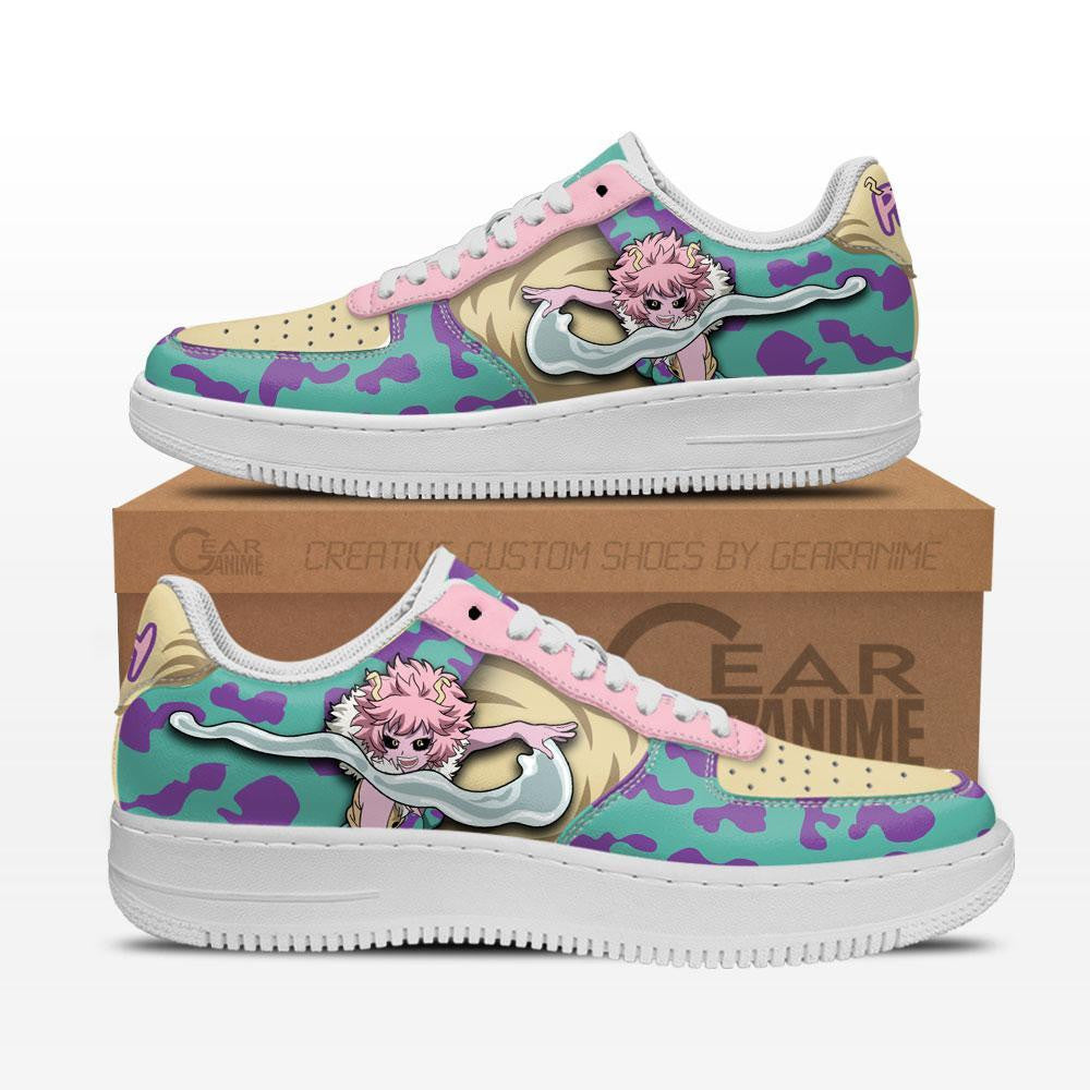 Baskets Anime Mina Ashido en Cuir Chaussures Basses Unisexes Anime Manga