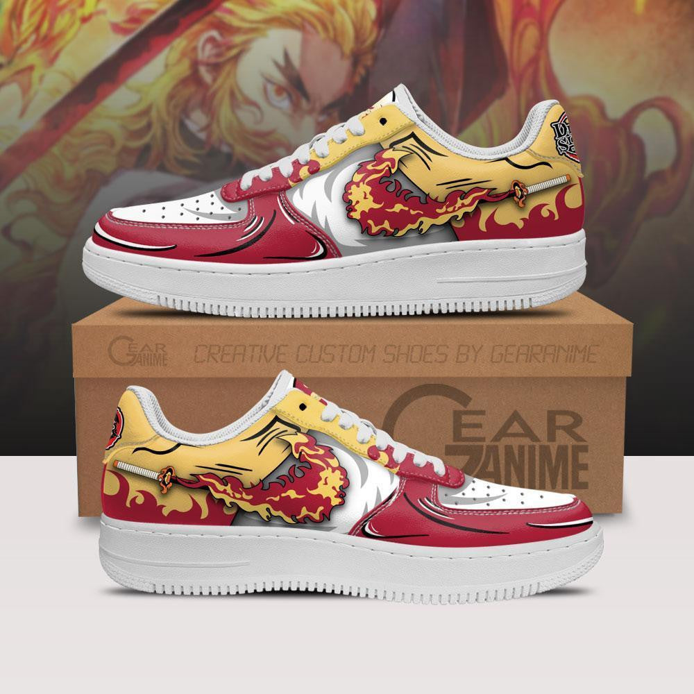Baskets Anime Rengoku en Cuir Chaussures Basses Unisexes Dragon Ball