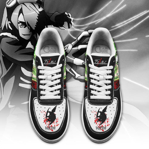 Baskets Anime Akame Ga Kill Lubbock en Cuir Chaussures Basses Unisexes Anime Manga