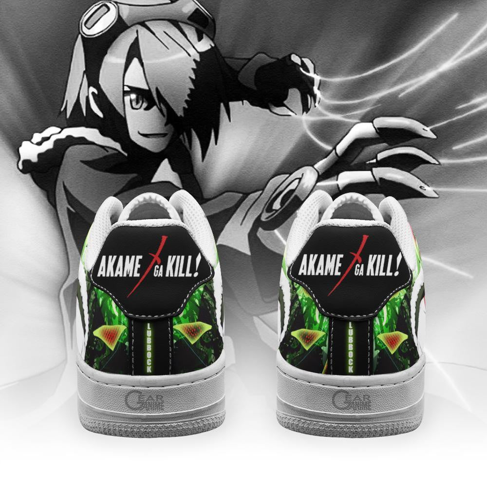 Baskets Anime Akame Ga Kill Lubbock en Cuir Chaussures Basses Unisexes Anime Manga