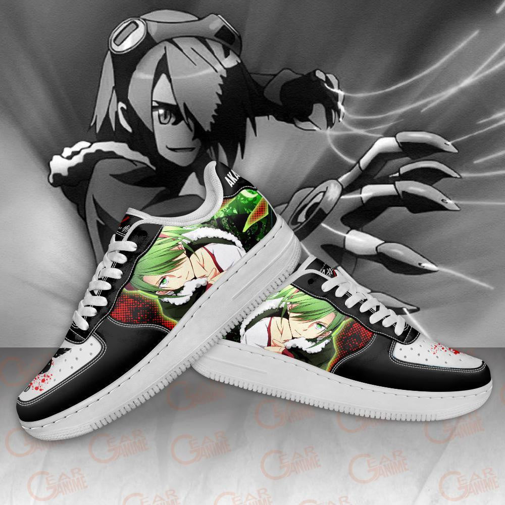 Baskets Anime Akame Ga Kill Lubbock en Cuir Chaussures Basses Unisexes Anime Manga