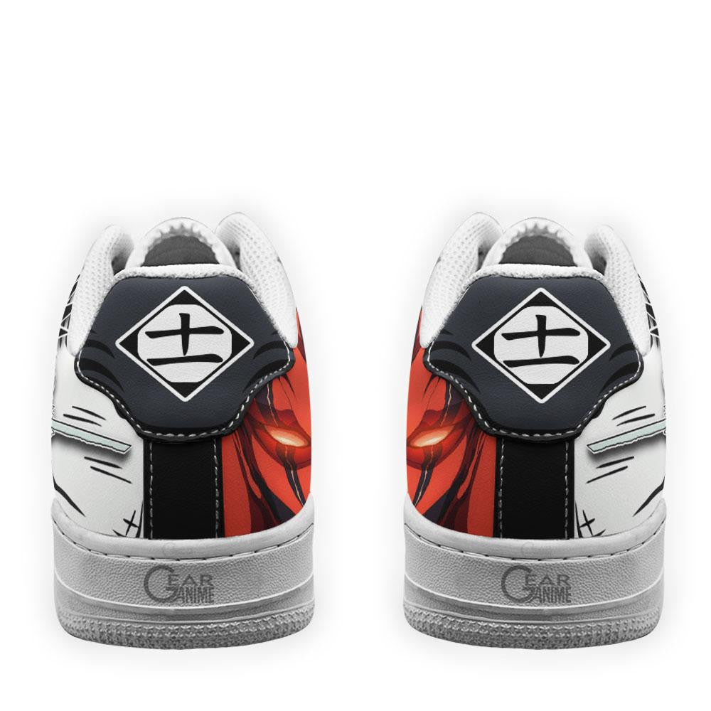 Baskets Anime Kenpachi Zaraki en Cuir Chaussures Basses Unisexes Anime Manga