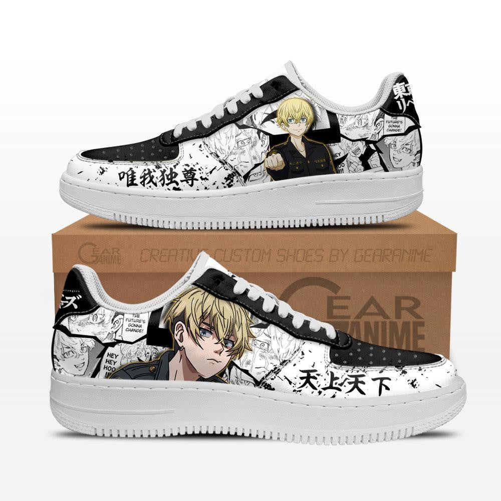 Baskets Anime Chifuyu Matsuno en Cuir Chaussures Basses Unisexes Anime Manga