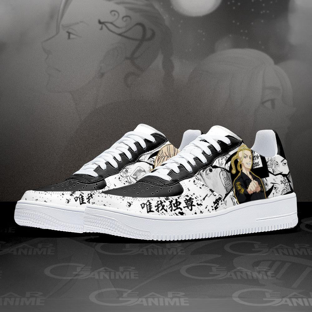 Baskets Anime Draken And Mikey en Cuir Chaussures Basses Unisexes Anime Manga