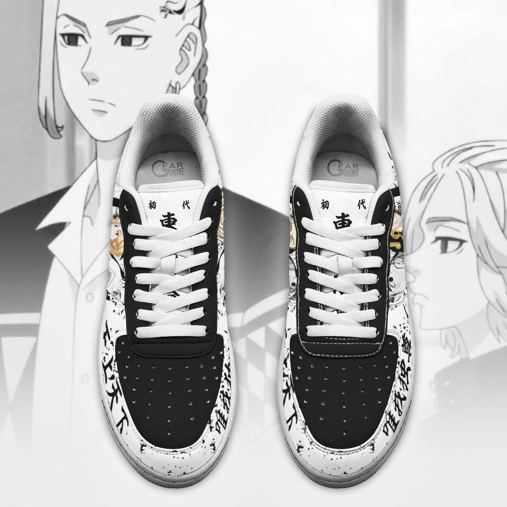 Baskets Anime Draken And Mikey en Cuir Chaussures Basses Unisexes Anime Manga