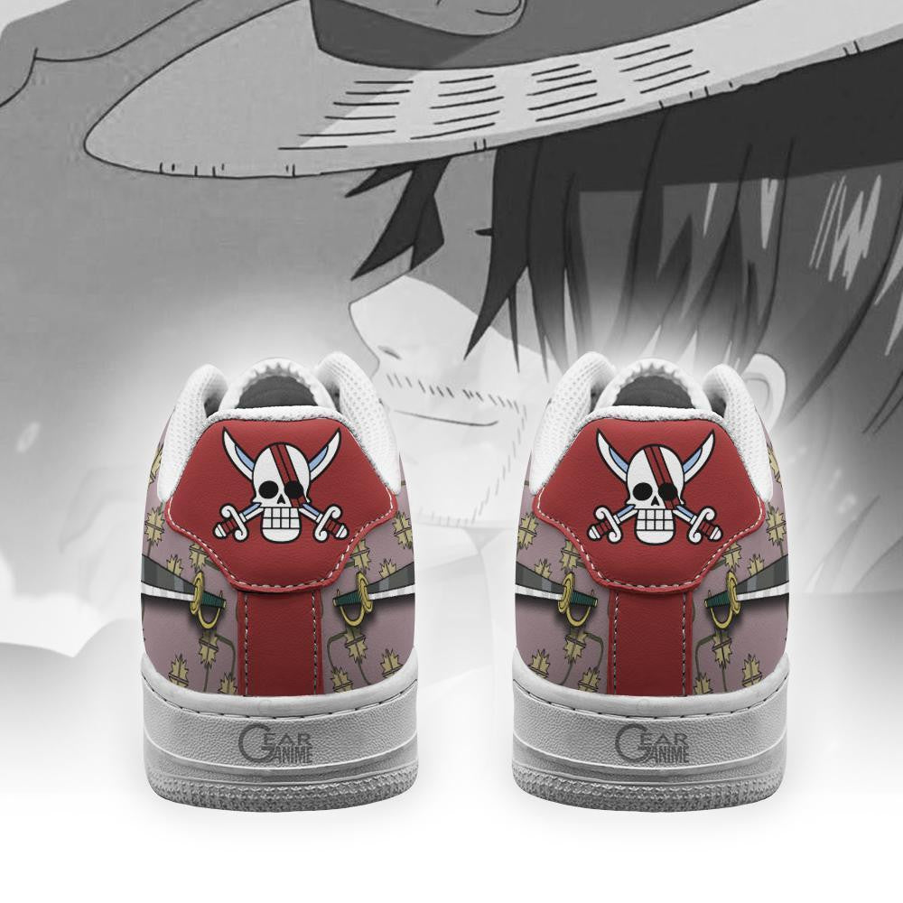 Baskets Anime Shanks's Gryphon en Cuir Chaussures Basses Unisexes Anime Manga