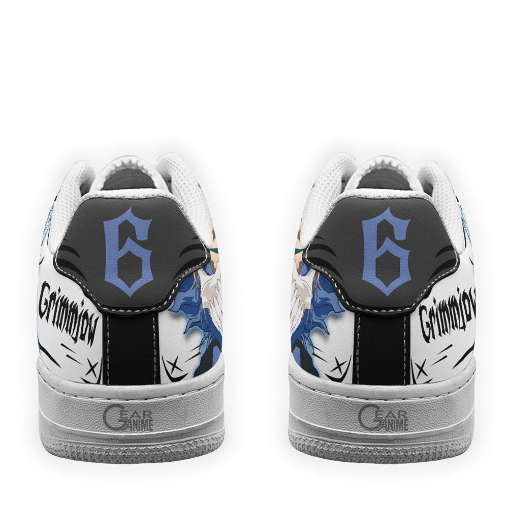Baskets Anime Grimmjow Jaegerjaquez en Cuir Chaussures Basses Unisexes Anime Manga