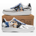 Baskets Anime Grimmjow Jaegerjaquez en Cuir Chaussures Basses Unisexes Anime Manga