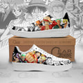 Baskets Anime Straw Hat Pirates en Cuir Chaussures Basses Unisexes Anime Manga