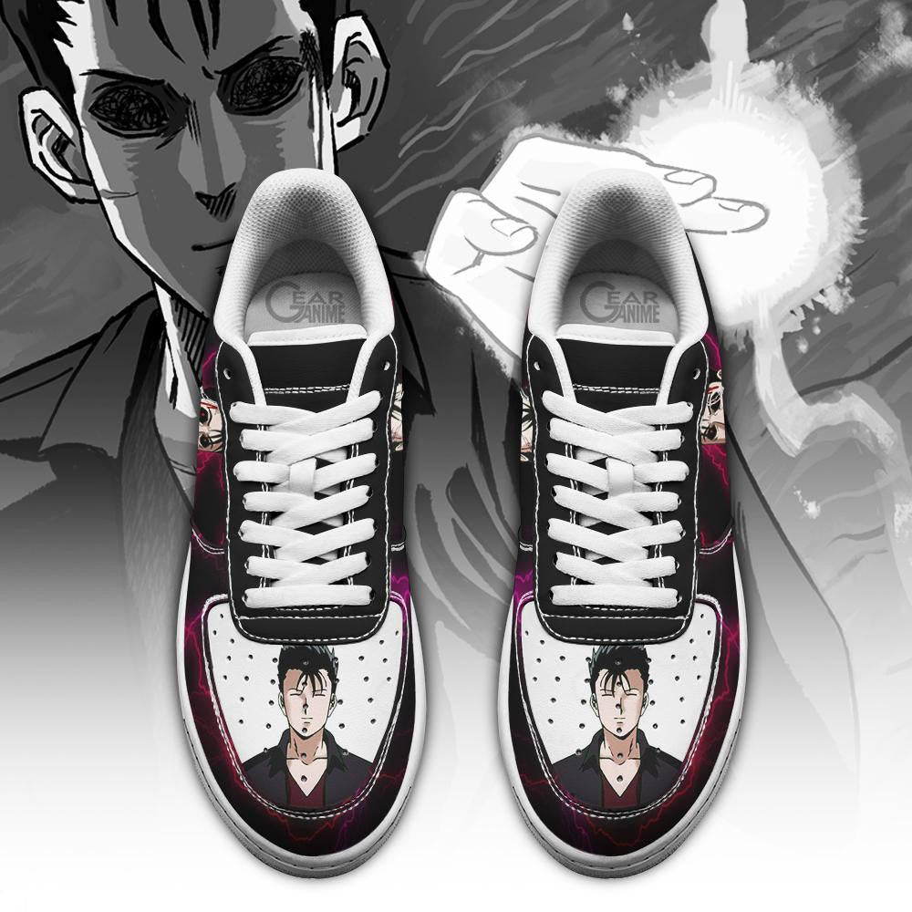 Baskets Anime Ryo Shimazaki en Cuir Chaussures Basses Unisexes Anime Manga