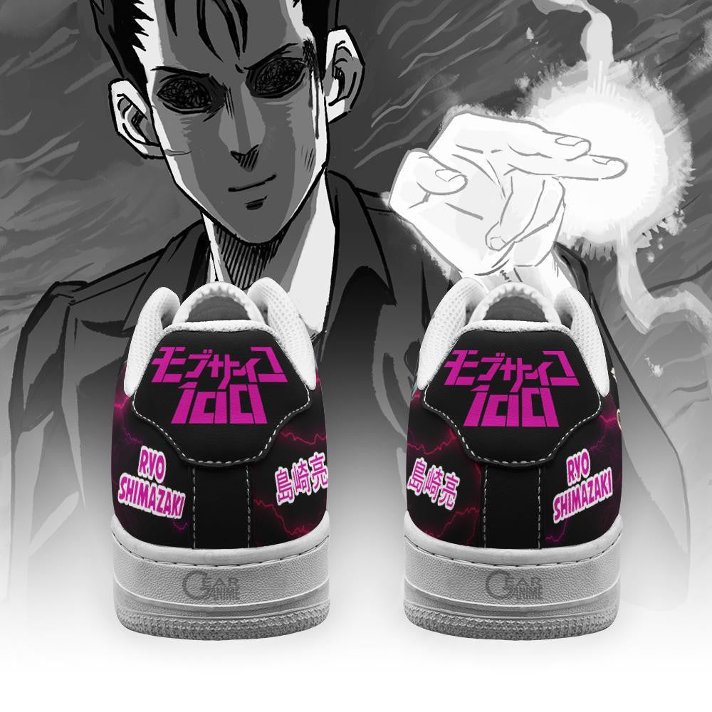 Baskets Anime Ryo Shimazaki en Cuir Chaussures Basses Unisexes Anime Manga