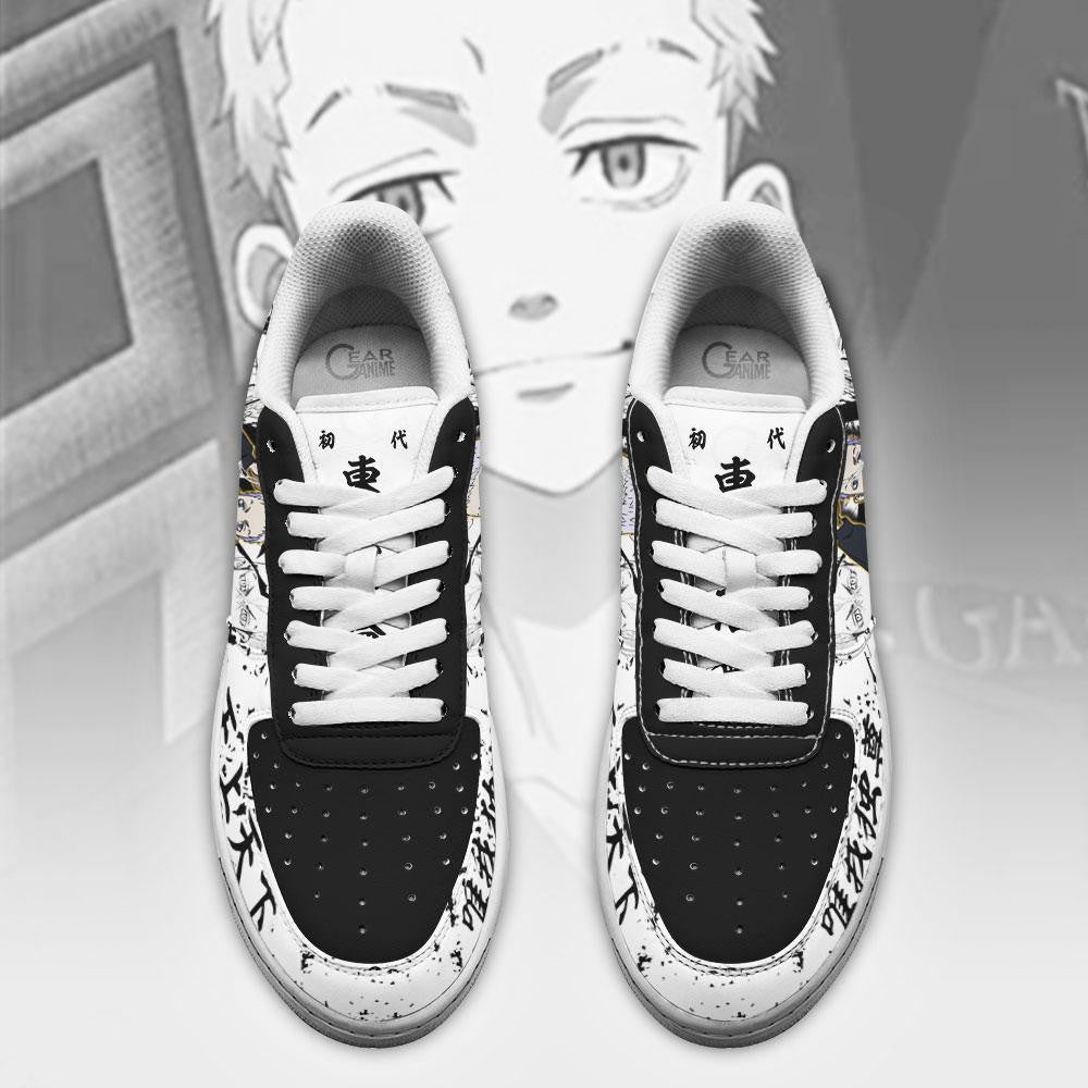 Baskets Anime Takashi Mitsuya en Cuir Chaussures Basses Unisexes Anime Manga