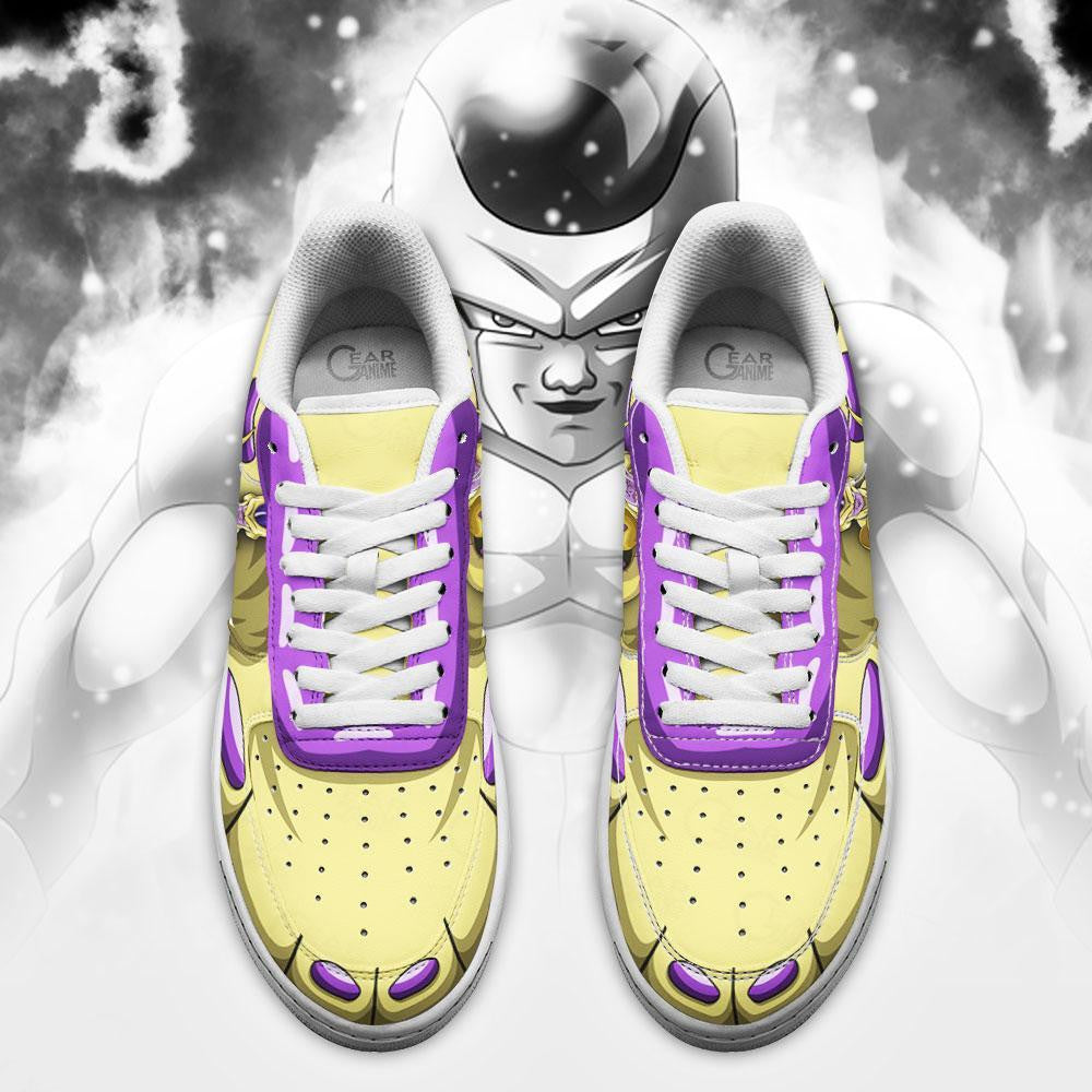 Baskets Anime Golden Frieza en Cuir Chaussures Basses Unisexes Anime Manga