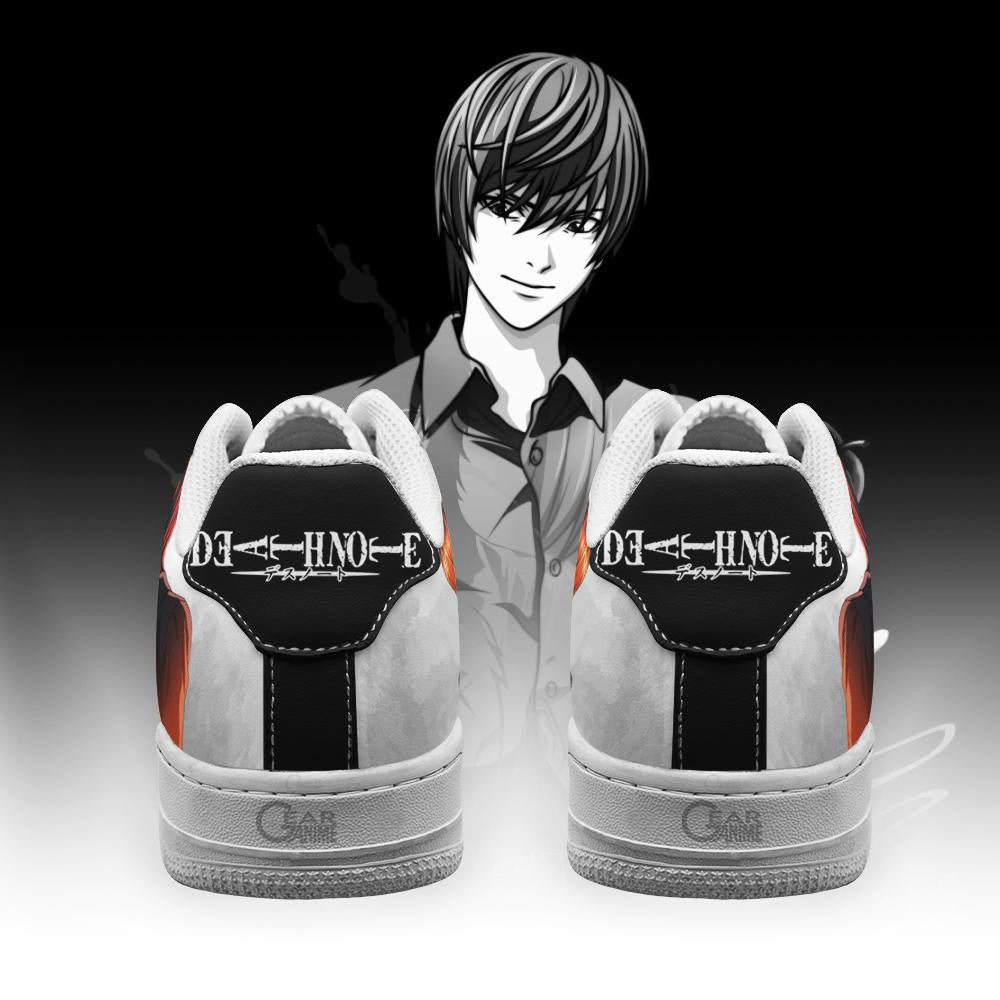 Baskets Anime Death Note Kira Light Yagami en Cuir Chaussures Basses Unisexes Anime Manga