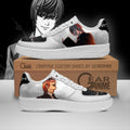 Baskets Anime Death Note Kira Light Yagami en Cuir Chaussures Basses Unisexes Anime Manga