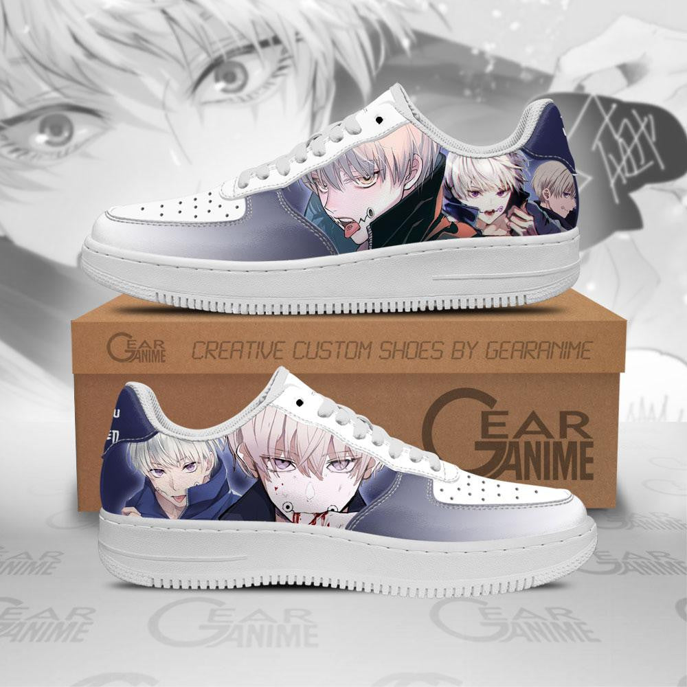 Baskets Anime Inumaki Toge en Cuir Chaussures Basses Unisexes Anime Manga