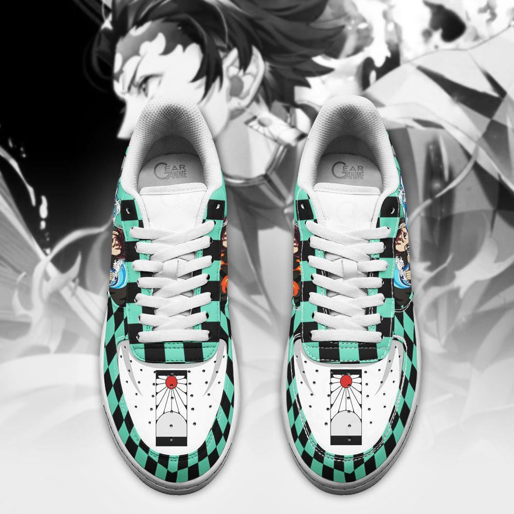 Baskets Anime Tanjro Breathing en Cuir Chaussures Basses Unisexes Anime Manga