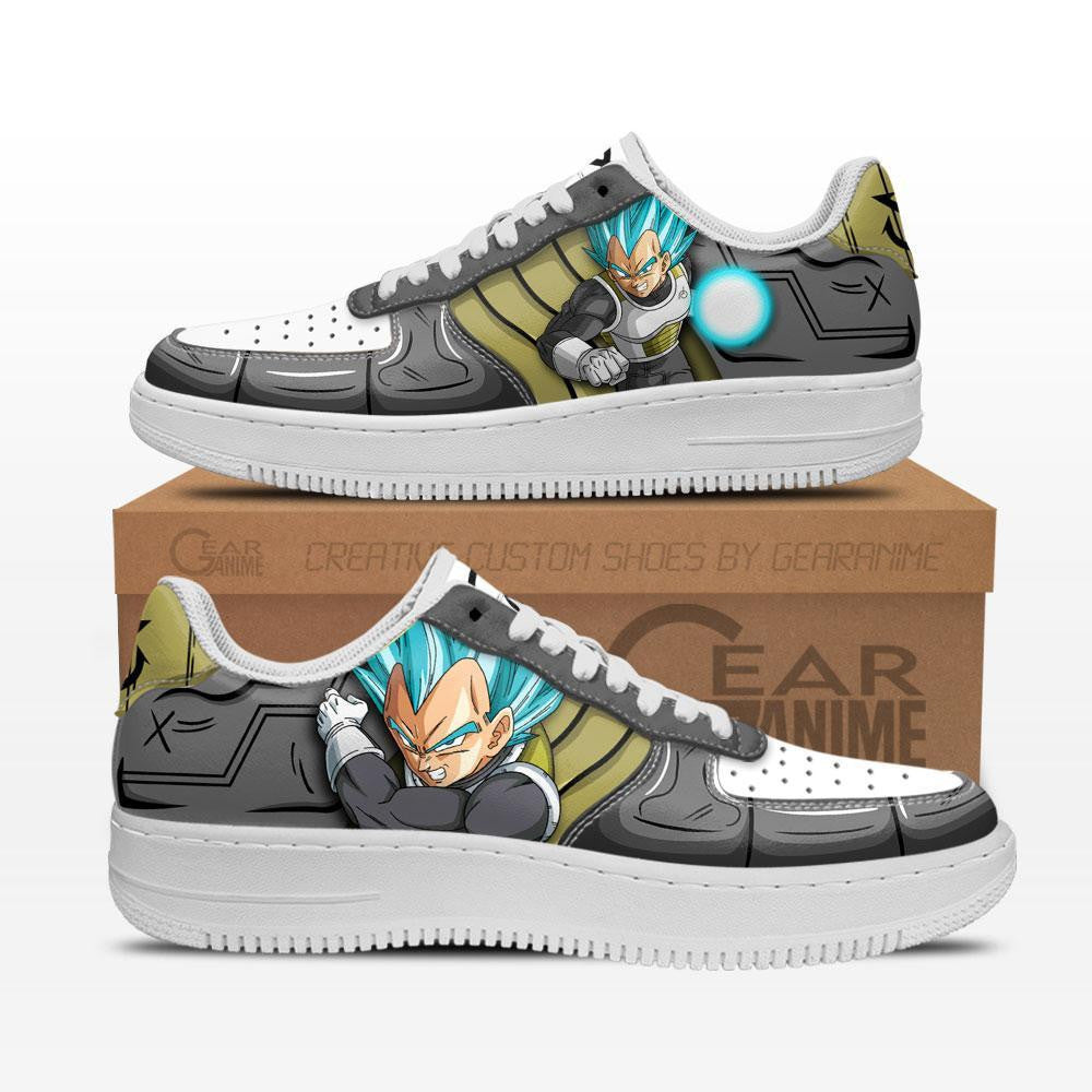 Baskets Anime Vegeta Whis Armor en Cuir Chaussures Basses Unisexes Dragon Ball
